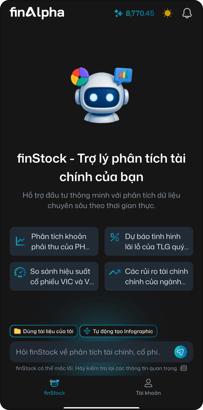 FinAlpha mobile app